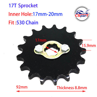 11T 12T 13T 14T 15T 16T 17T 520 530 esimootori ketiratas Honda mootorratta ATV Dirt Pit bike Buggy 150CC 200CC 250CC 300CC jaoks