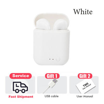 Mini Pods i7 Mini TWS za iPhone Xiaomi Huawei Bluetooth slušalice Glazbene slušalice Sport HiFi Bas slušalice Bežične slušalice
