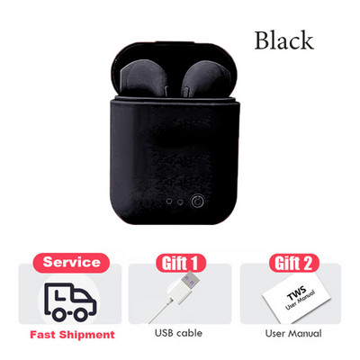 Mini Pods i7 Mini TWS za iPhone Xiaomi Huawei Bluetooth slušalice Glazbene slušalice Sport HiFi Bas slušalice Bežične slušalice