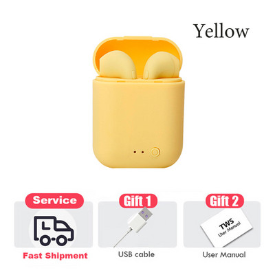 Mini Pods i7 Mini TWS za iPhone Xiaomi Huawei Bluetooth slušalice Glazbene slušalice Sport HiFi Bas slušalice Bežične slušalice