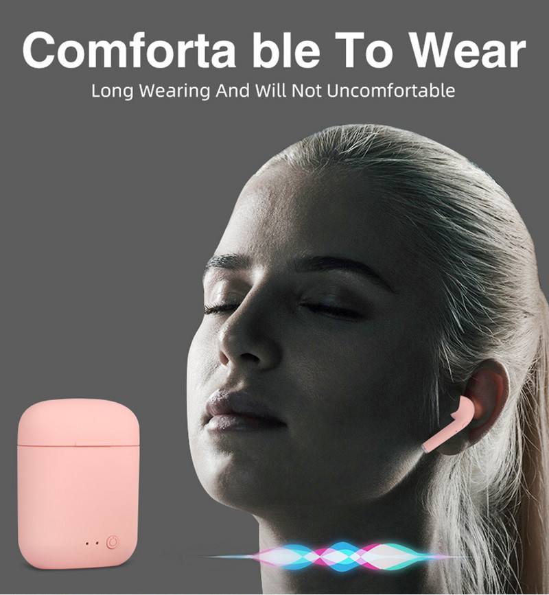 Mini Pods i7 Mini TWS za iPhone Xiaomi Huawei Bluetooth slušalice Glazbene slušalice Sport HiFi Bas slušalice Bežične slušalice