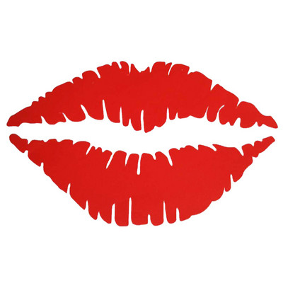 17X10,3cm Kiss Lip Sexy Girl Lipstick Αυτοκόλλητο τοίχου αυτοκινήτου Αξεσουάρ Χαλκομανίες βινυλίου για Ανταλλακτικά Αυτοκινήτων τοίχου παραθύρου αυτοκινήτου Audi Ford