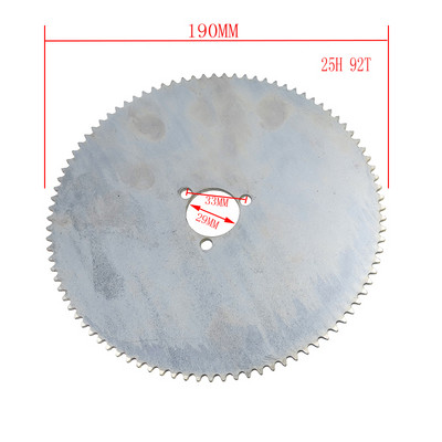 25H tagumine ketiratas 47t 55t 62t 65t 68t 70t 76t 80t 92t hambad 26/29/34/54mm 47cc 49cc 2-taktilise Mini Moto ATV Quad jaoks