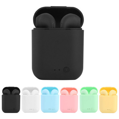 Mini-2 Tws Earphone Blue 5.0 Headset Безжични слушалки с кутия за зареждане с микрофон Мини слушалки Спортни слушалки за смартфон i7s