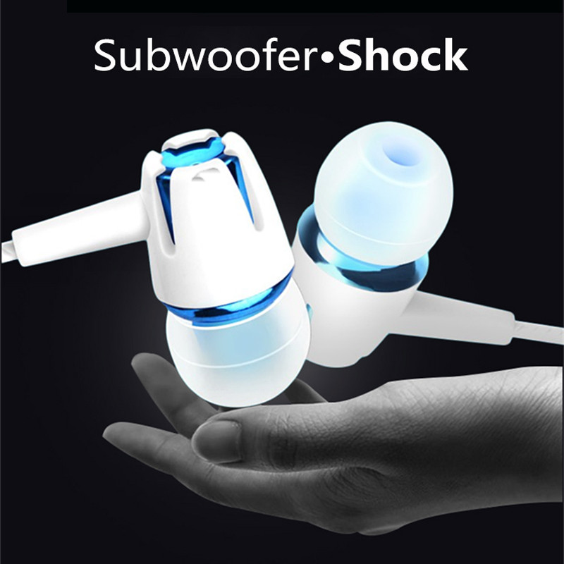 Căști cu fir de 3,5 mm Căști intraauriculare universale Căști stereo subwoofer cu microfon Căști cu anulare a zgomotului Căști sport