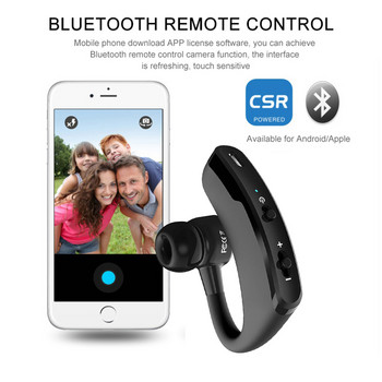 V9 Слушалки Бизнес Bluetooth Слушалки Кука за уши Безжични слушалки CSR HiFi Стерео Слушалки за намаляване на шума за iPhone Samsung