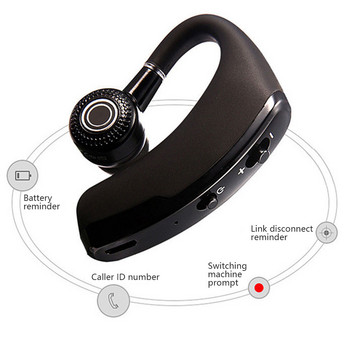 Ακουστικά V9 Επαγγελματικά ακουστικά Bluetooth Ακουστικά Ασύρματα ακουστικά CSR HiFi Στερεοφωνικά ακουστικά μείωσης θορύβου για iPhone Samsung