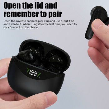 Γνήσια ακουστικά TWS Fone Bluetooth Ασύρματα ακουστικά για IOS Android LED Display Earbuds by Mic Wireless Bluetooth Headset