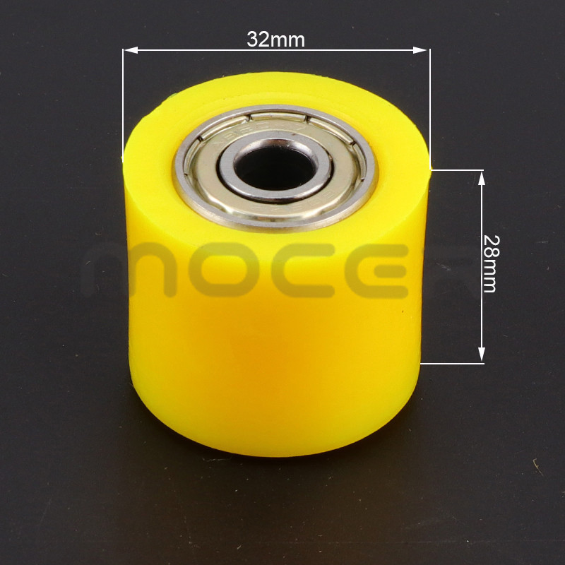 8 mm 10 mm įtempiklio rato kreiptuvas varančiosios grandinės ritinėlio skriemulio rato slankiklis, skirtas BSE CRF CR XR purvo duobės motociklo motokroso ATV motociklui