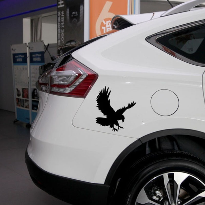 „Soaring Eagle Justice Domineering Birds“ automobilių lipdukas, skirtas nameliams prie namelių sieninių motociklų automobilių stilių atspindintis vinilo lipdukas