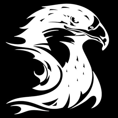 14 cm * 13 cm tuleleegi kotka kullipea isikupärastatud autokleebised veekindlad kleebised kohvri veoauto autokaunistus