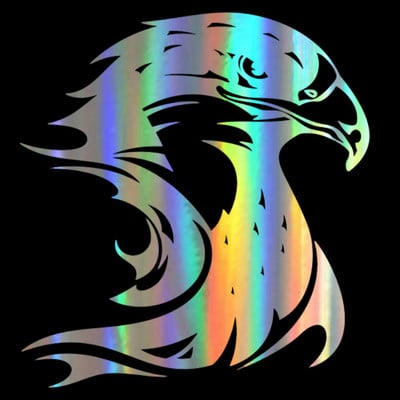 14 cm * 13 cm tuleleegi kotka kullipea isikupärastatud autokleebised veekindlad kleebised kohvri veoauto autokaunistus