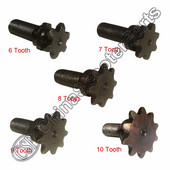 6 7 8 9 10 6T 7T 8T 9T 10T hammastega eesmine hammasratas 47CC 49CC Mini Moto Pocket Dirt Pit Bike ATV 25H T8F