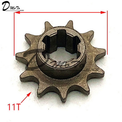 Pinion cutie de viteze față T8F 11 14 17 20T 20 dinți pinion pentru 47cc 49cc Minimoto Mini Dirt Pit Bike ciclomotor scooter