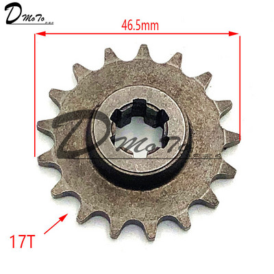Pinion cutie de viteze față T8F 11 14 17 20T 20 dinți pinion pentru 47cc 49cc Minimoto Mini Dirt Pit Bike ciclomotor scooter