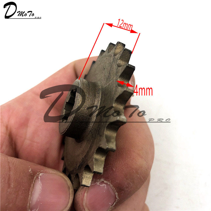 Pinion cutie de viteze față T8F 11 14 17 20T 20 dinți pinion pentru 47cc 49cc Minimoto Mini Dirt Pit Bike ciclomotor scooter