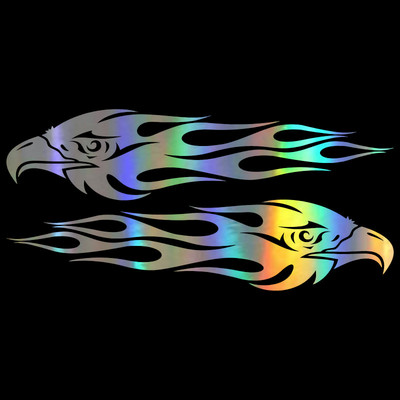 20cm*5cm autómatrica pár Eagle Flames matrica vicces matrica autós vicces matricákon és vinil matricákon