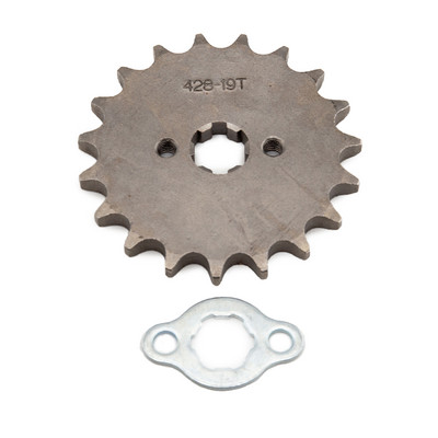 Priekinis variklis 428# 10T 11T 12T 13T 14T 15T 16T 17T 18T 19T dantys 17 mm grandinės žvaigždutė su laikikliu