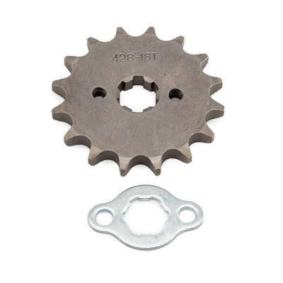 Priekinis variklis 428# 10T 11T 12T 13T 14T 15T 16T 17T 18T 19T dantys 17 mm grandinės žvaigždutė su laikikliu