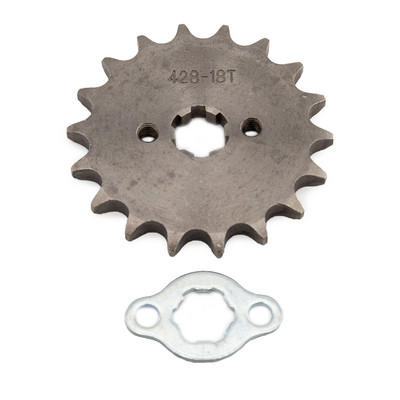 Priekinis variklis 428# 10T 11T 12T 13T 14T 15T 16T 17T 18T 19T dantys 17 mm grandinės žvaigždutė su laikikliu