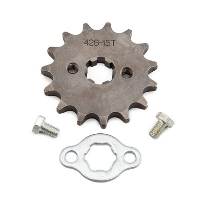 Priekinis variklis 428# 10T 11T 12T 13T 14T 15T 16T 17T 18T 19T dantys 17 mm grandinės žvaigždutė su laikikliu