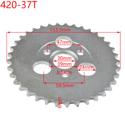 24T/26T/29T/31T/35T/37T hambad Z50 tagumine hammasratas Pitbike RM Monkey Bike 50CC 420 mootorratta osadele