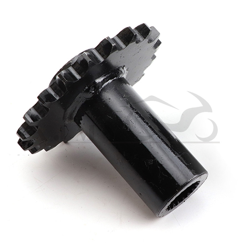 Pavaros pavara 19T 428 žvaigždutė 19 dantų metalinė juoda, skirta Gy6 125cc 150cc Quad Dirt Bike ATV Buggy Motociklas Go Kart / Cart