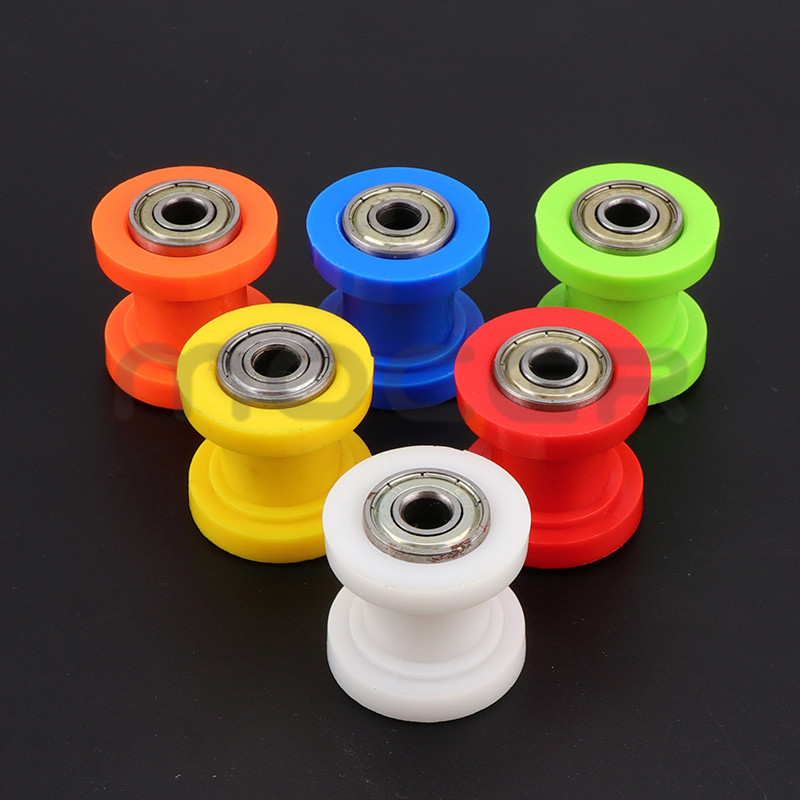 8/10 mm rato įtempiklio kreiptuvas varančiosios grandinės ritinėlio skriemulys, skirtas keturračiui CRF CR XR enduro motociklo duobės purvo mini dviračiui motokroso purvo dviračiui