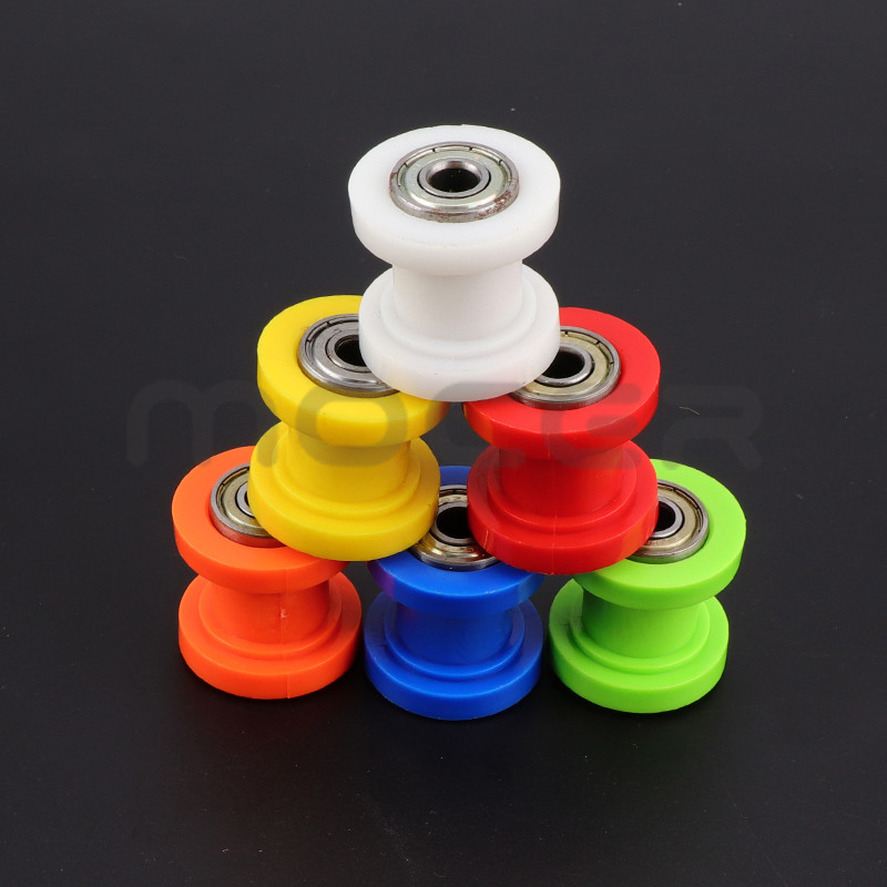 8/10 mm rato įtempiklio kreiptuvas varančiosios grandinės ritinėlio skriemulys, skirtas keturračiui CRF CR XR enduro motociklo duobės purvo mini dviračiui motokroso purvo dviračiui