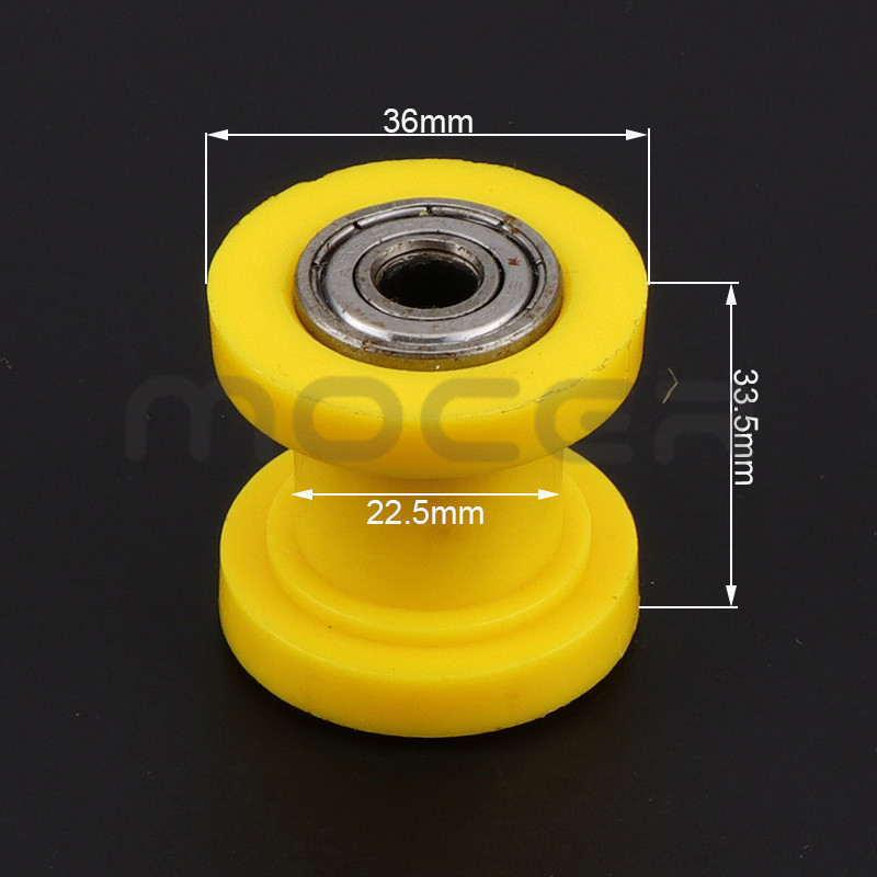 8/10 mm rato įtempiklio kreiptuvas varančiosios grandinės ritinėlio skriemulys, skirtas keturračiui CRF CR XR enduro motociklo duobės purvo mini dviračiui motokroso purvo dviračiui