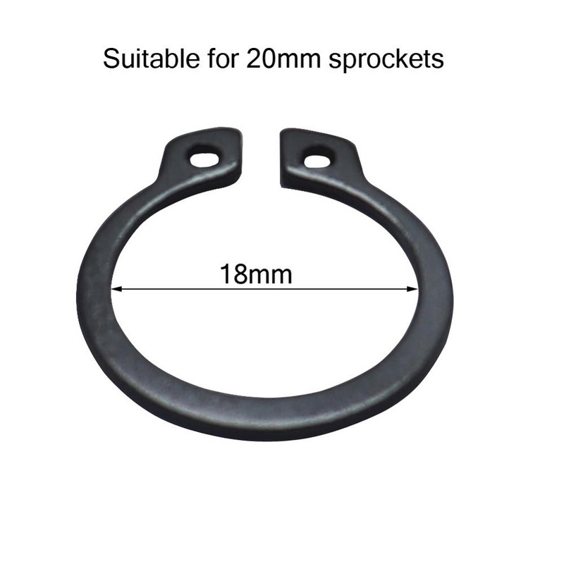 Pavarų sistemos priedai 420# 428# 17mm 20mm priekinė variklio grandinės žvaigždutė, laikiklio plokštelė su varžtais