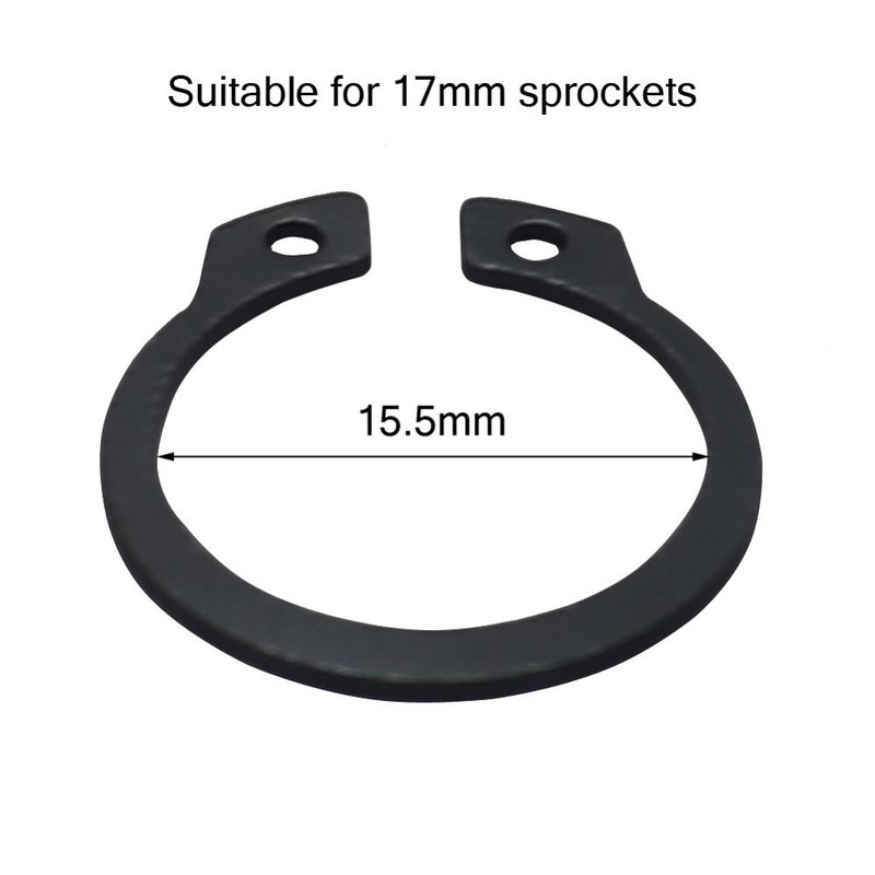 Pavarų sistemos priedai 420# 428# 17mm 20mm priekinė variklio grandinės žvaigždutė, laikiklio plokštelė su varžtais