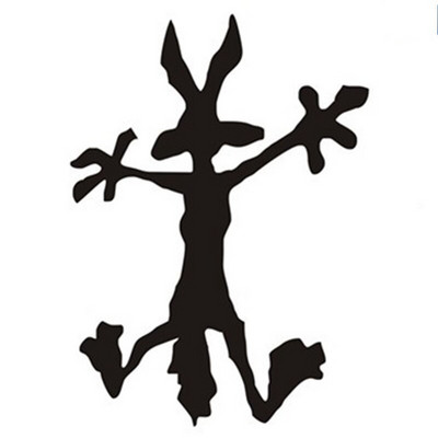 18*13 cm autoklaasi tagumise põrkeraua pagasiruumi kaunistuse kleebis Vinüül Multikas Naljakas kleebis Väliskaunistuse tarvikud