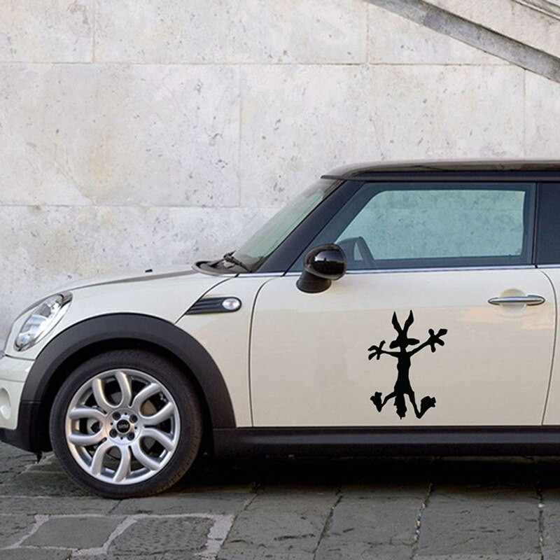 18*13 cm autoklaasi tagumise põrkeraua pagasiruumi kaunistuse kleebis Vinüül Multikas Naljakas kleebis Väliskaunistuse tarvikud