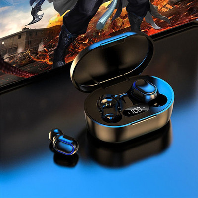 E7S Bluetooth Headphone V5.0 Wireless TWS Earphone Touch Control HiFi Music in Ear Earbuds With Microphones Call Headset