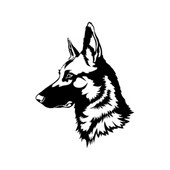 15 cm loomalikud autokleebised Belgia malinoisi dekoratiivkleebised Vinüülist veekindlad kleebised, mis sobivad autode mootorratta autoosadele