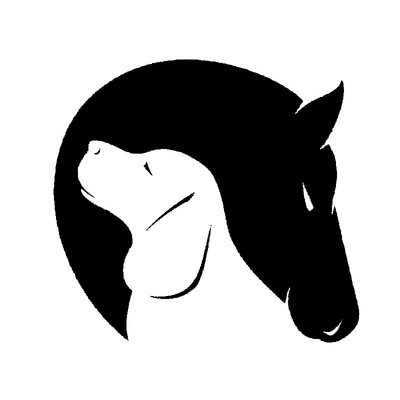 12,7 cm * 11,8 cm Koerte ja hobuste sõprus Armastusloomad Dekoratiivautode Vinüülkleebis Must/Hõbedane istmekleebised