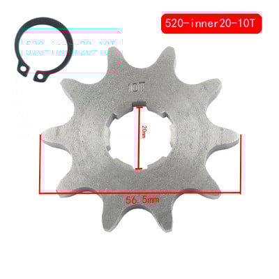 520# 20mm lanac prednjeg lančanika motora za Honda Lifan ZongShen ATV Quad Dirt Pit bike Buggy motocikl