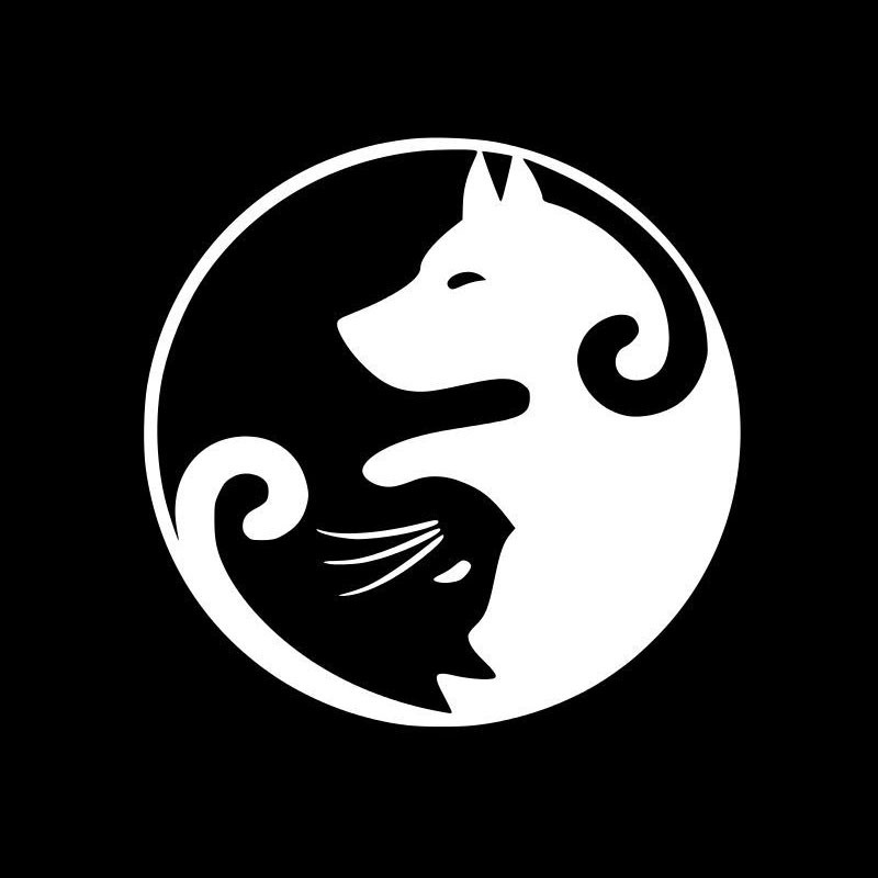 14,1cm*14,1cm KASSKOER YIN YANG Vinüülkleebis Naljakas autokleebis Must hõbedane Infiniti kleebis