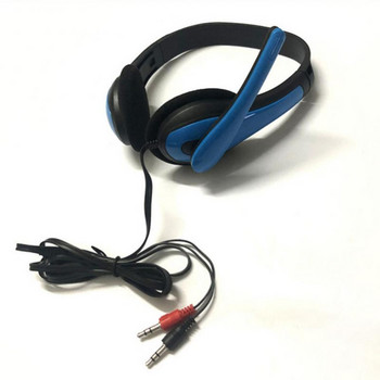 Τοποθέτηση κεφαλής με ακουστικά μικροφώνου Στερεοφωνικά στερεοφωνικά ακουστικά Ενσύρματη λειτουργία για ακουστικά παιχνιδιών υπολογιστή παιχνιδιών