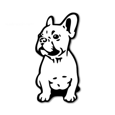 1 vnt. prancūzų buldogų automobilių lipdukai, neperšlampami ploni lipdukai Anime Personality Graphics banglentė, atspari įbrėžimams 13 cm