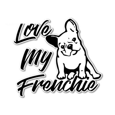 1 vnt. prancūzų buldogų automobilių lipdukai, neperšlampami ploni lipdukai Anime Personality Graphics banglentė, atspari įbrėžimams 13 cm