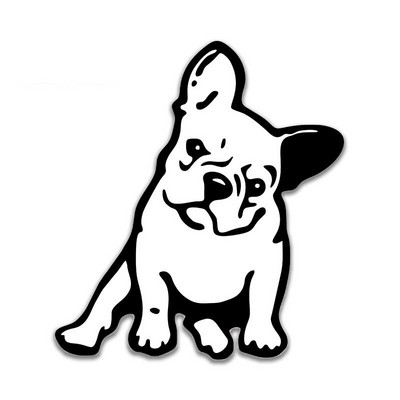 1 vnt. prancūzų buldogų automobilių lipdukai, neperšlampami ploni lipdukai Anime Personality Graphics banglentė, atspari įbrėžimams 13 cm