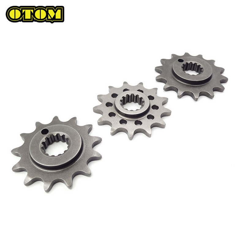 Motociklo priekinė žvaigždutė variklio grandinės ratas 520 530 13T 14T skirtas ZONGSHEN NC250 NC450 CB250-F CB250D-G AVANTIS MOTOLAND BRZ KAYO