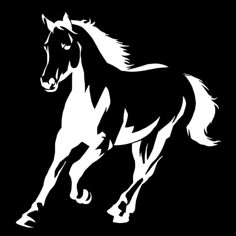 Naljepnica za osobnost automobila Naljepnice za modeliranje konja PVC modni branik za automobile Ukrasni dodaci Zaštita od sunca Vodootporna naljepnica