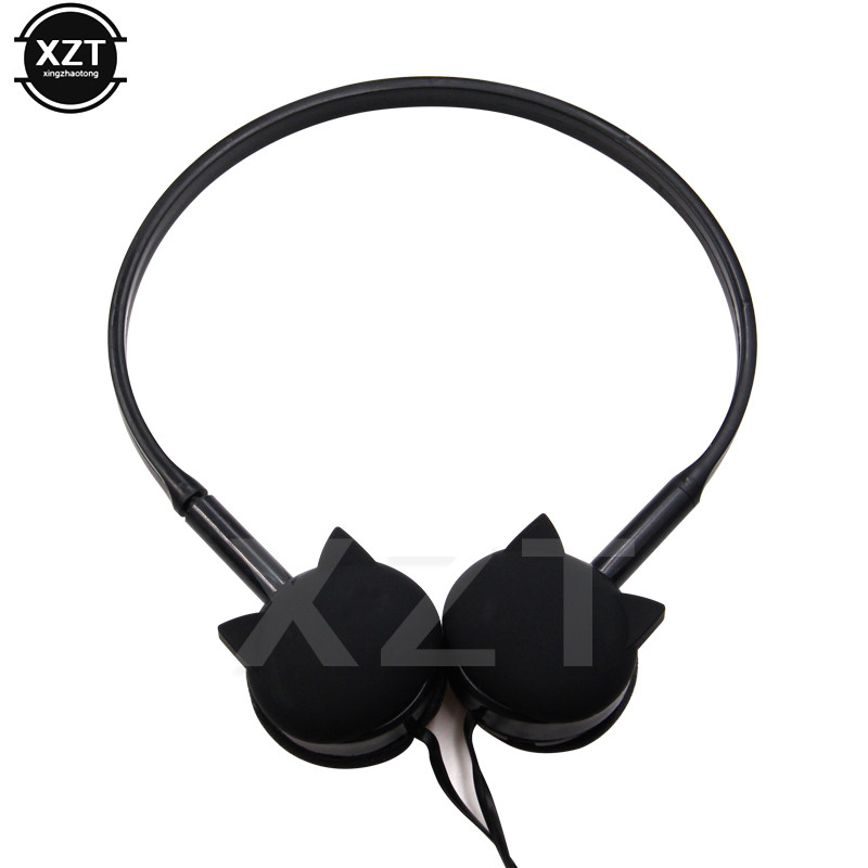 Aranyos macska színű sztereó rózsaszín fejhallgató fejhallgató fülhallgató Samsung Xiaomi MP3 gyerekeknek, diákok születésnapi ajándékai kiskereskedelmi dobozzal