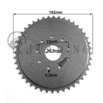 Set de tampoane de montare pentru pinion spate cu 44 de dinți, potrivite pentru piese de pinion motorizat pentru bicicletă motorizată de 49cc, 66cc și 80cc