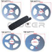 Motocicletă T8F 54T dinți 26mm 29mm 35mm 54mm Pinion spate lanț T8F 136 de lanțuri pentru 47cc 49cc Pocket Bike Mini Moto Quad ATV