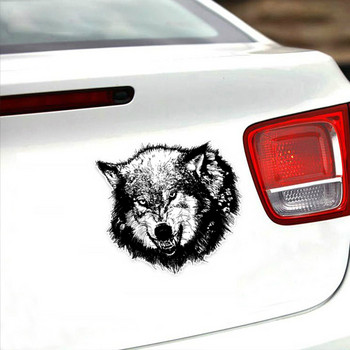 20x20cm Αυτοκόλλητο Αυτοκινήτου Wolf Εξωτερικά αξεσουάρ για αυτοκίνητα και μοτοσυκλέτες Αυτοκόλλητο βινυλίου Αστείες χαλκομανίες Προσωποποιημένη διακόσμηση αυτοκινήτου