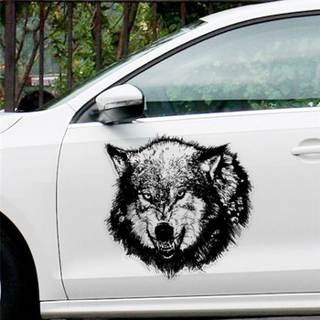 20x20cm Αυτοκόλλητο Αυτοκινήτου Wolf Εξωτερικά αξεσουάρ για αυτοκίνητα και μοτοσυκλέτες Αυτοκόλλητο βινυλίου Αστείες χαλκομανίες Προσωποποιημένη διακόσμηση αυτοκινήτου